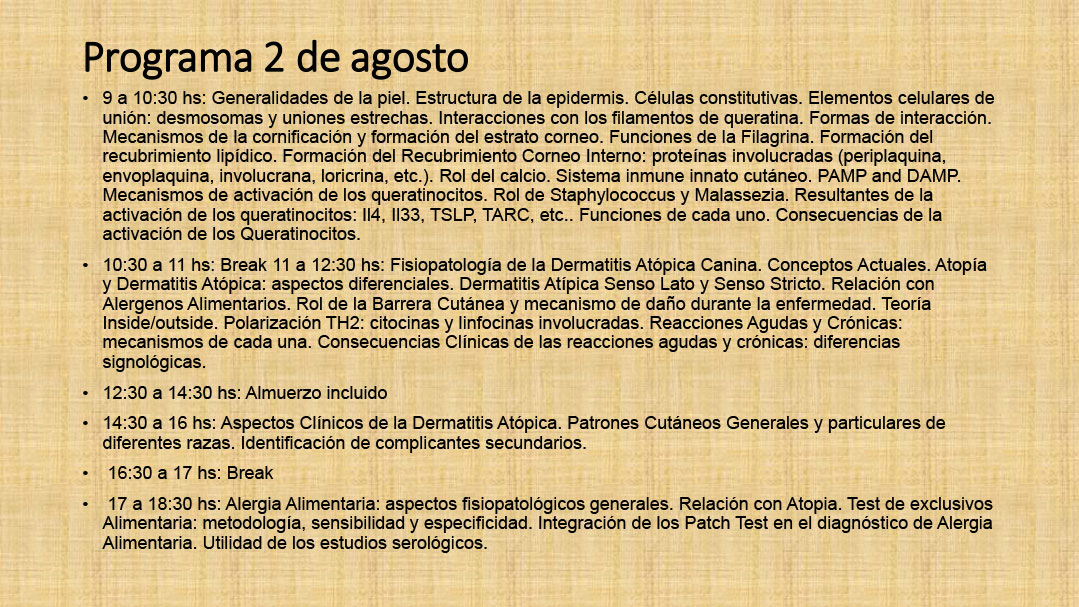 Programa 2 de Agosto de 9 a 18 hs 