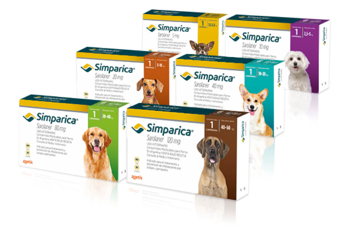 Simparica product range packshots